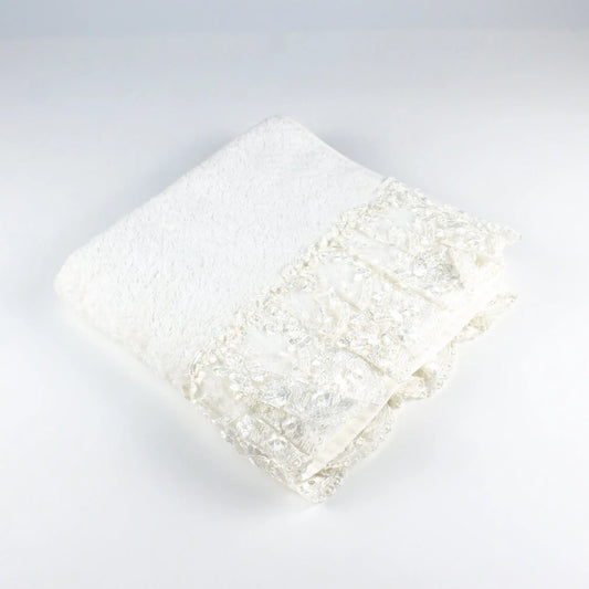 Guest Towel Ninette White Lace - Pieces SA