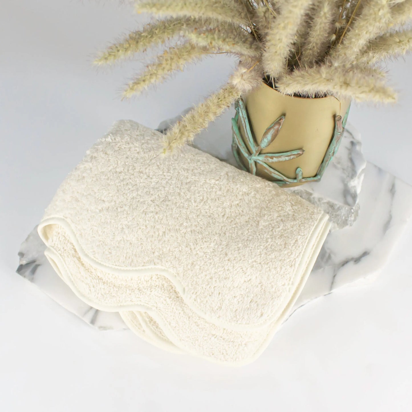 Guest Towel Scallop Cairo Ivory - Pieces SA