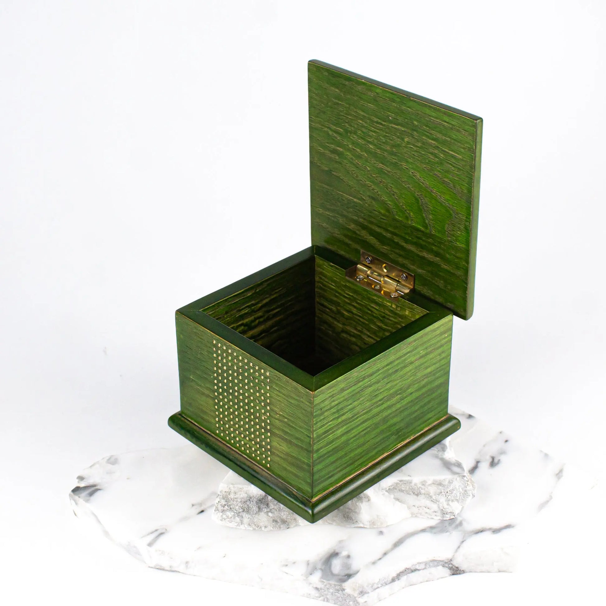 Square Box Small Green - Pieces SA