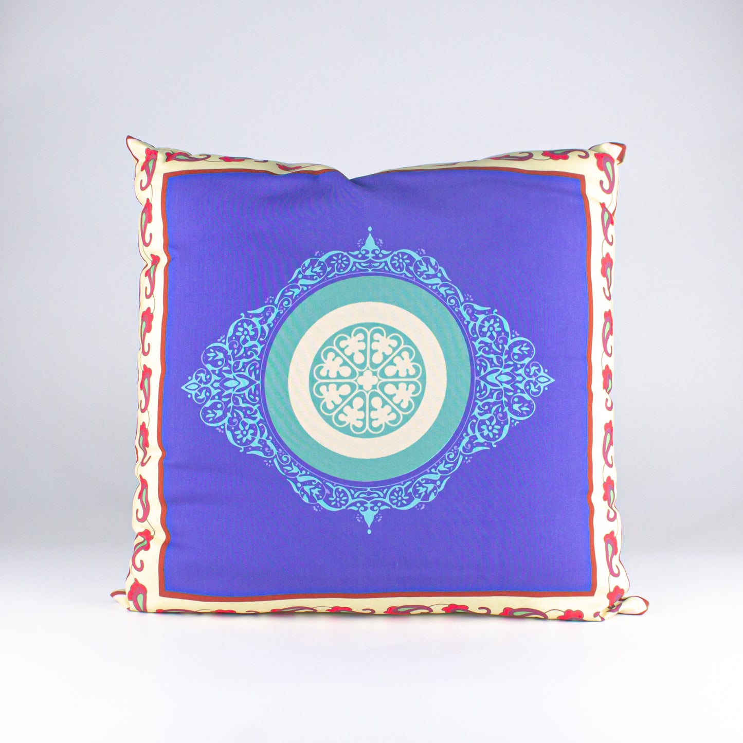 Summer Khyameya Blue & White Cushion