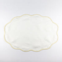 Load image into Gallery viewer, Scallop Mat-Set of 4-Cream
