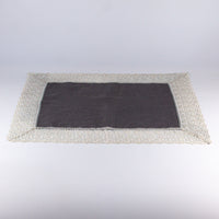Load image into Gallery viewer, Placemat Linen Gray Lace
