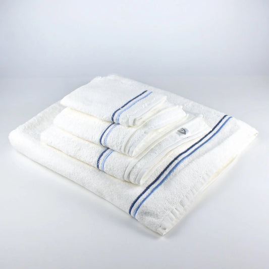 Towel Set Blue Double Line - Pieces SA