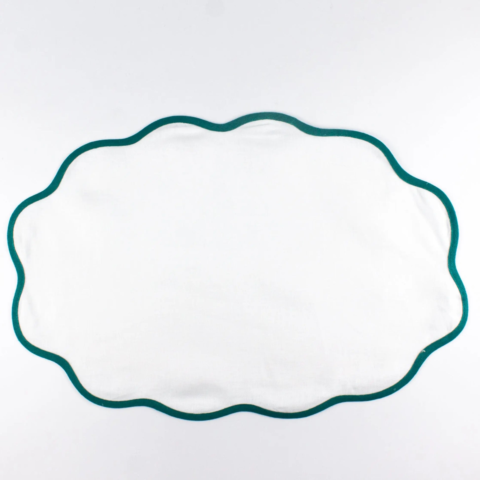 Scallop Mat-Set of 4-Emerald - Pieces SA