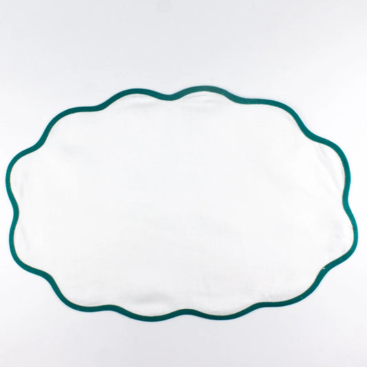 Scallop Mat-Set of 4-Emerald - Pieces SA