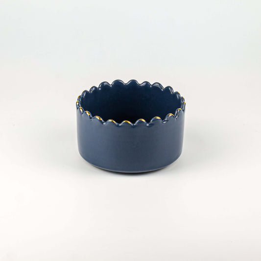 Right Bowl Gm Tazza Blue Grey Gold - Pieces SA