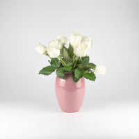 Load image into Gallery viewer, Vase Light Pink Bitz Medium

