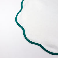 Load image into Gallery viewer, Scallop Mat-Set of 4-Emerald
