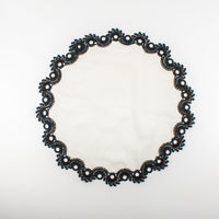 Load image into Gallery viewer, Elizabeth Placemat Black Lace
