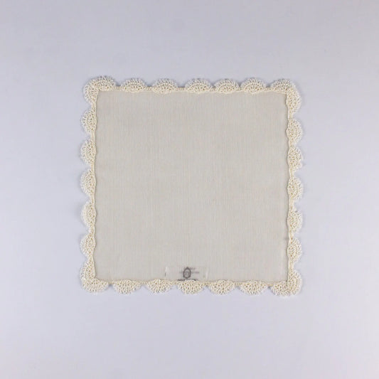 Table Cloth Square Ecru with Lace - Pieces SA