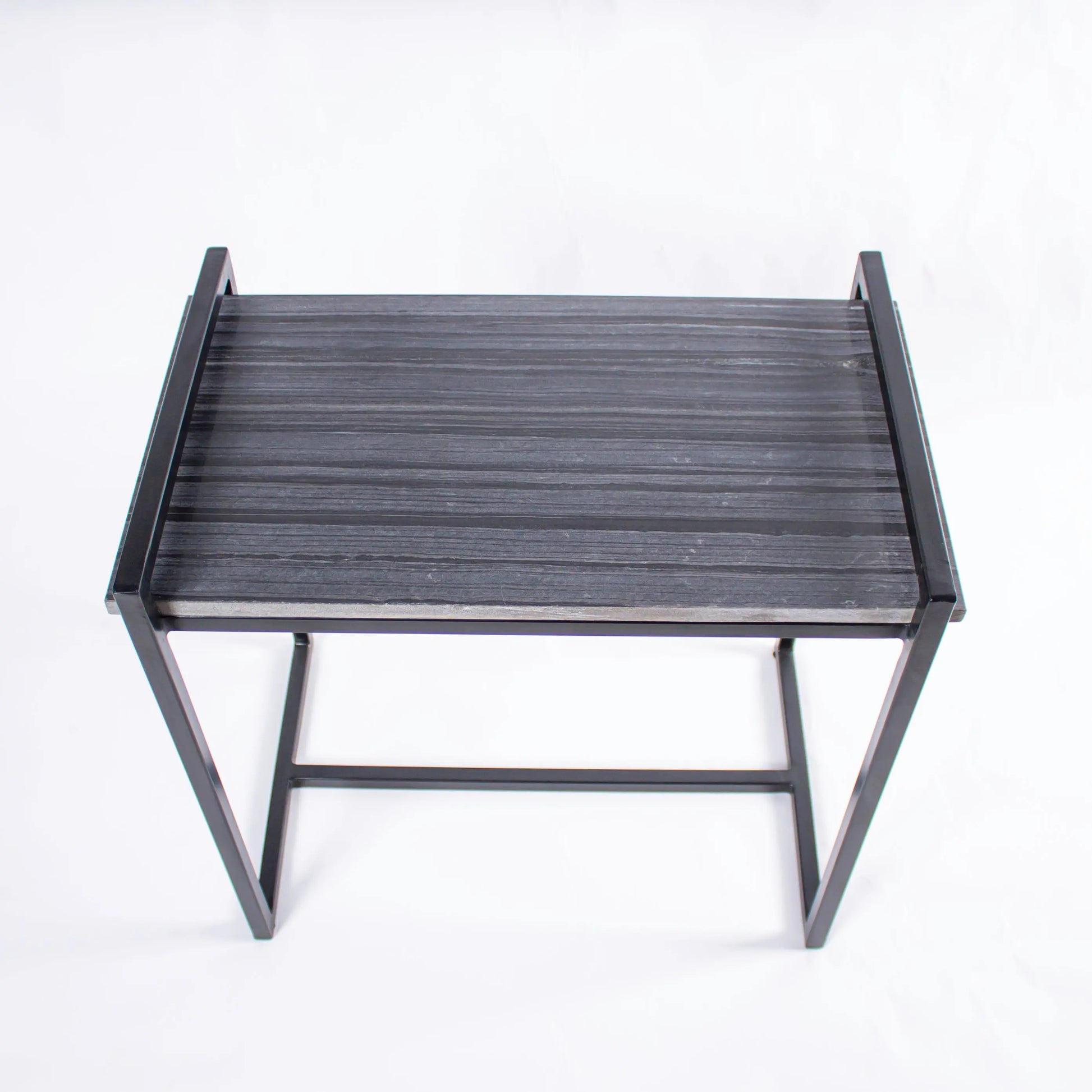 Black Marble Parsons Side Table - Pieces SA