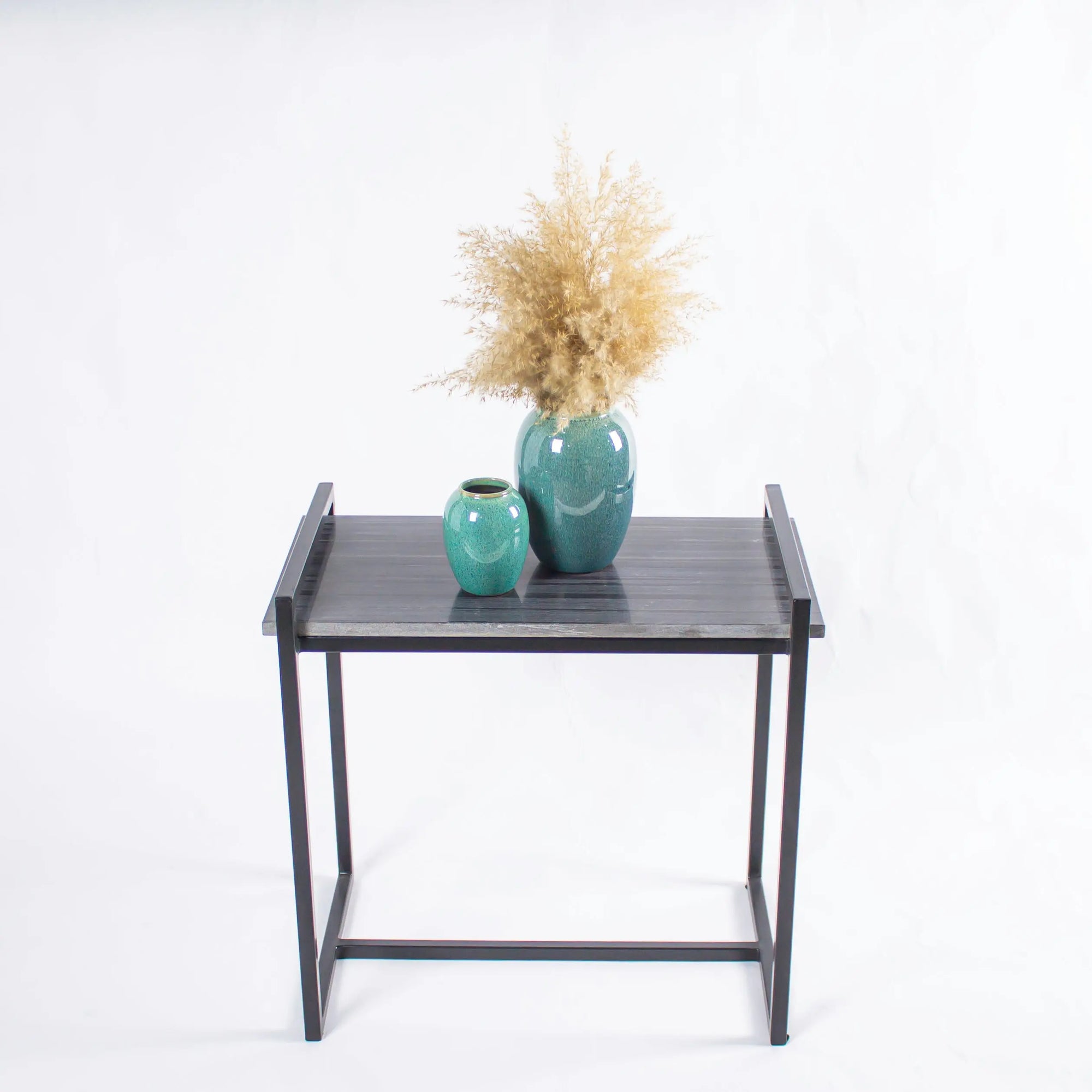 Black Marble Parsons Side Table - Pieces SA