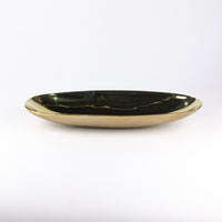 Load image into Gallery viewer, Bowl Shivling Matt and Shiny Brass Large

