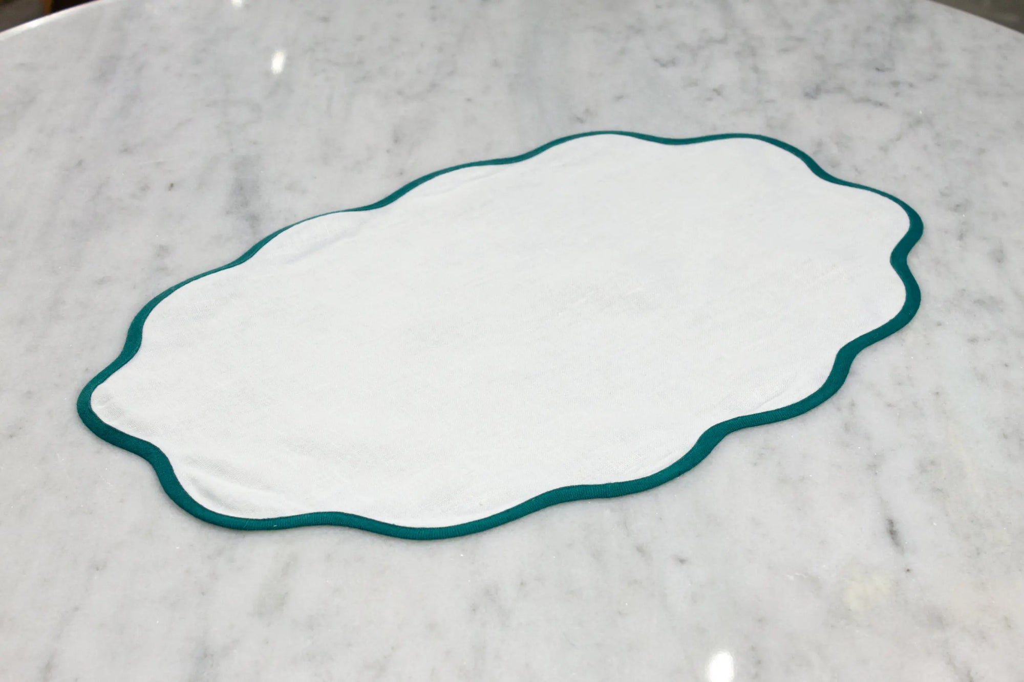 Scallop Mat-Set of 4-Emerald - Pieces SA