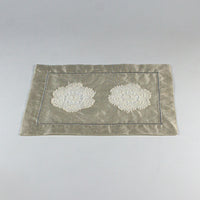 Load image into Gallery viewer, Table Cloth Silk Crochet Grey

