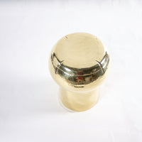 Load image into Gallery viewer, Hummered Polished Brass-Stool
