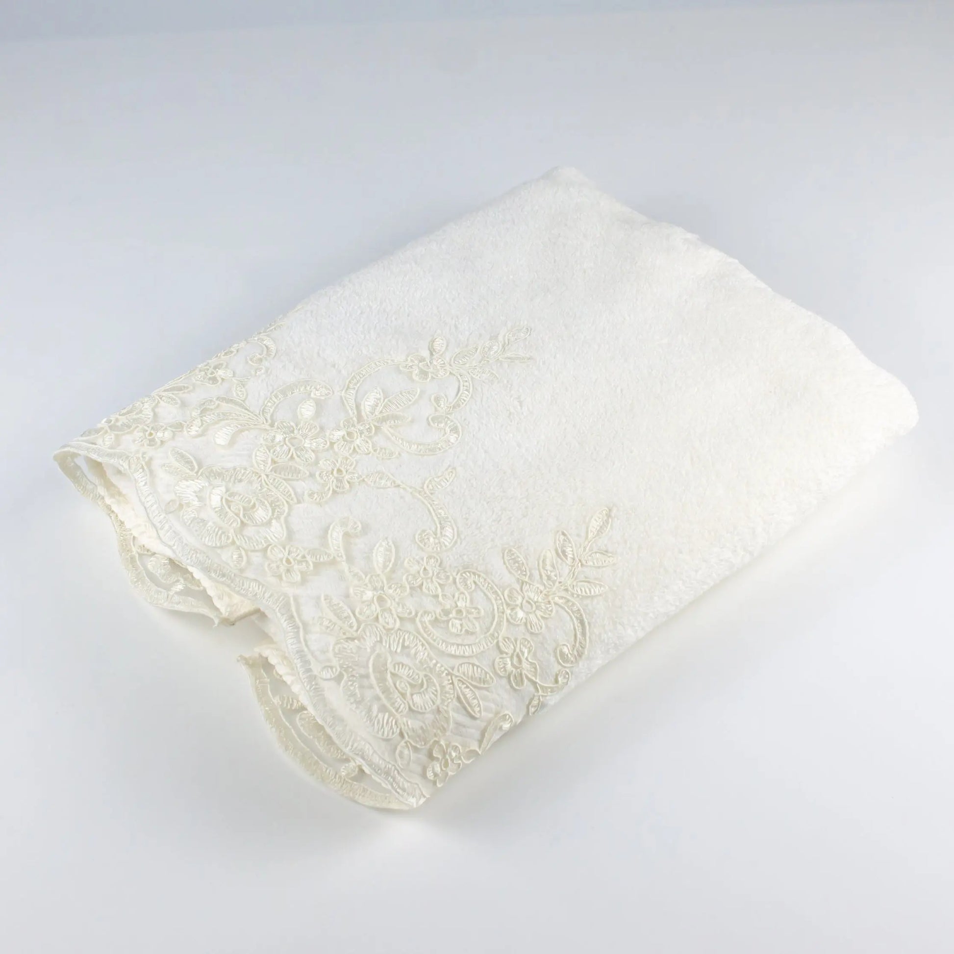 Towel Flower Ecru Lace - Pieces SA