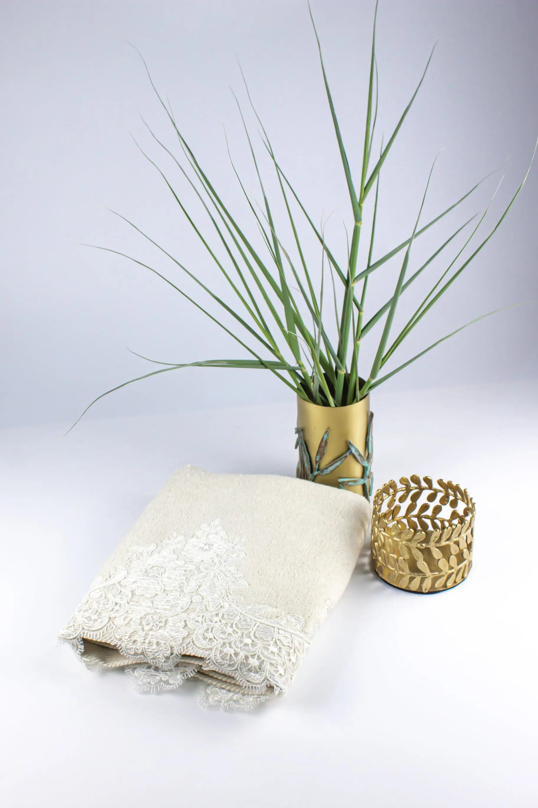 Hand Towel Spring Beige Lace - Pieces SA