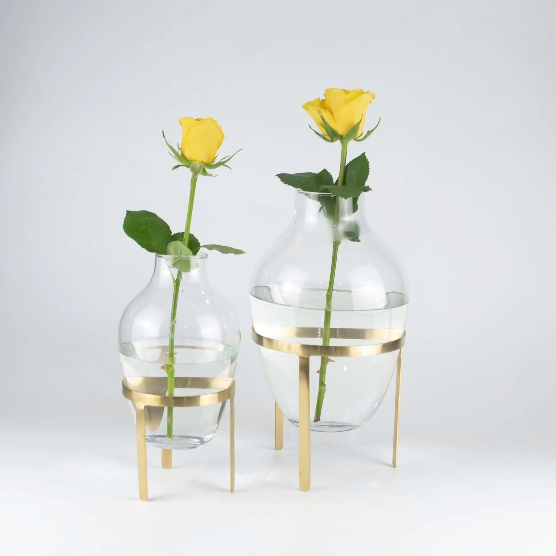 Adorn Vase Small Glossy Brass - Pieces SA