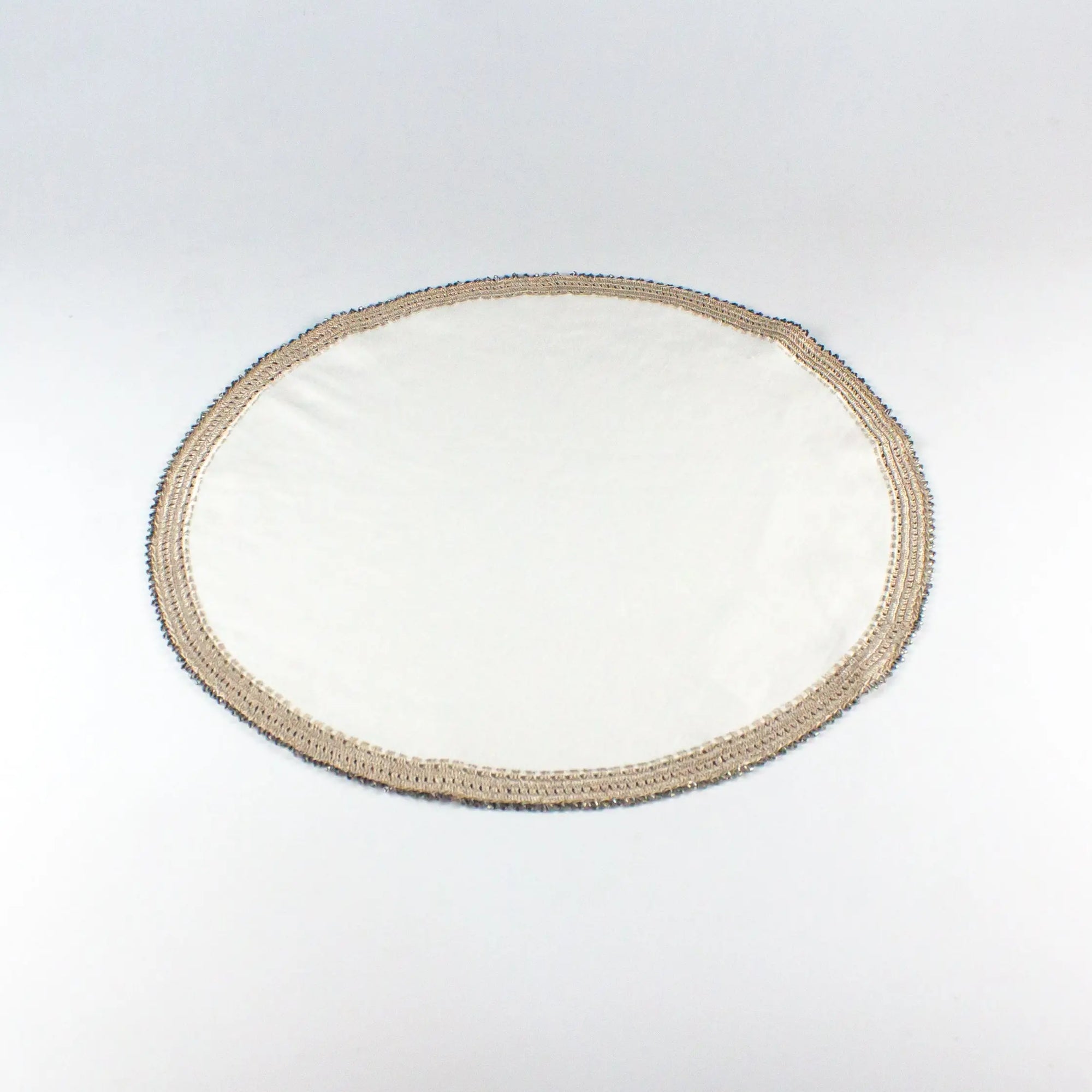 Crochet Tray Cloth Linen Round Small - Pieces SA