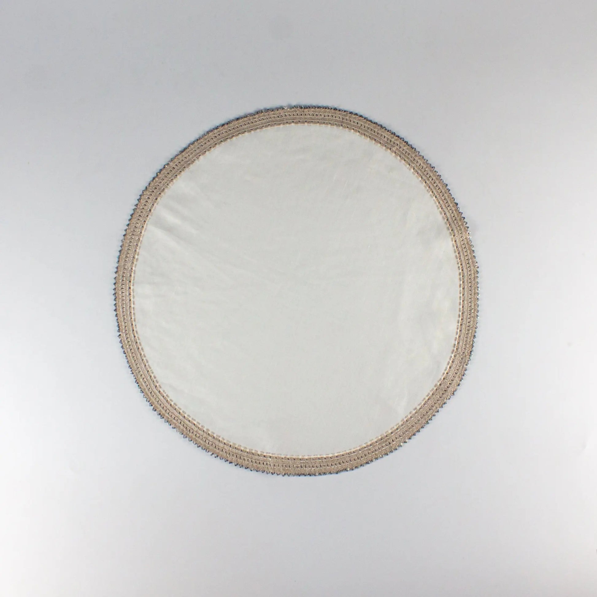 Crochet Tray Cloth Linen Round Small - Pieces SA