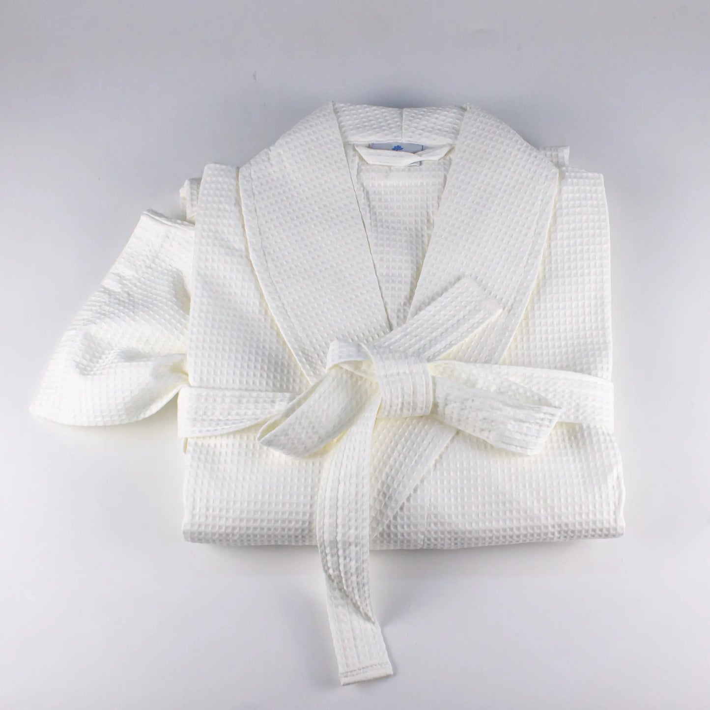 Robe Waffle Pique White Extra Small - Pieces SA