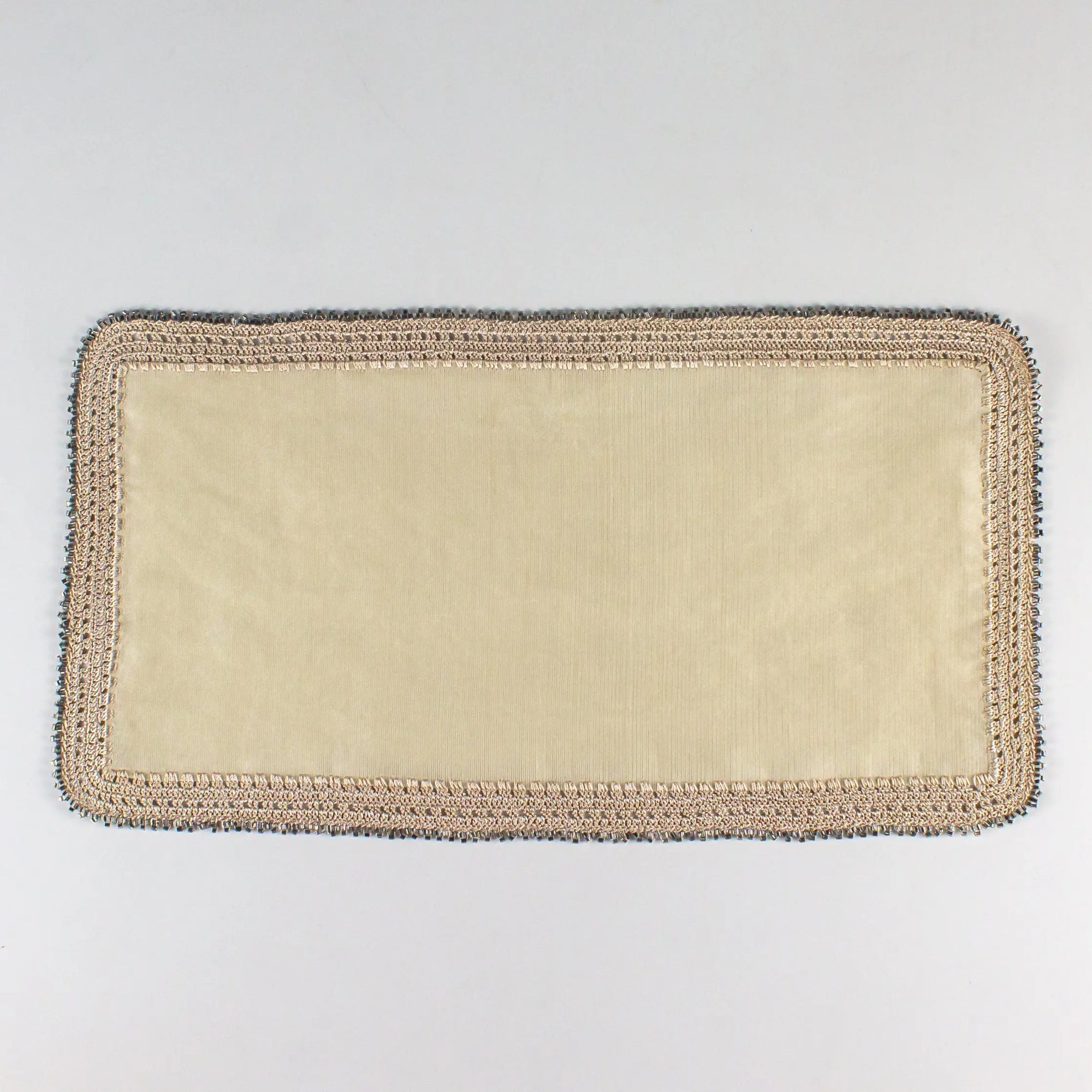 Crochet Tray Cloth Linen Rectangular - Pieces SA