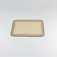 Load image into Gallery viewer, Crochet Tray Cloth Silk Rectangular Small
