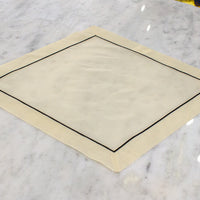 Load image into Gallery viewer, Dantell Cream With Beige Napkin

