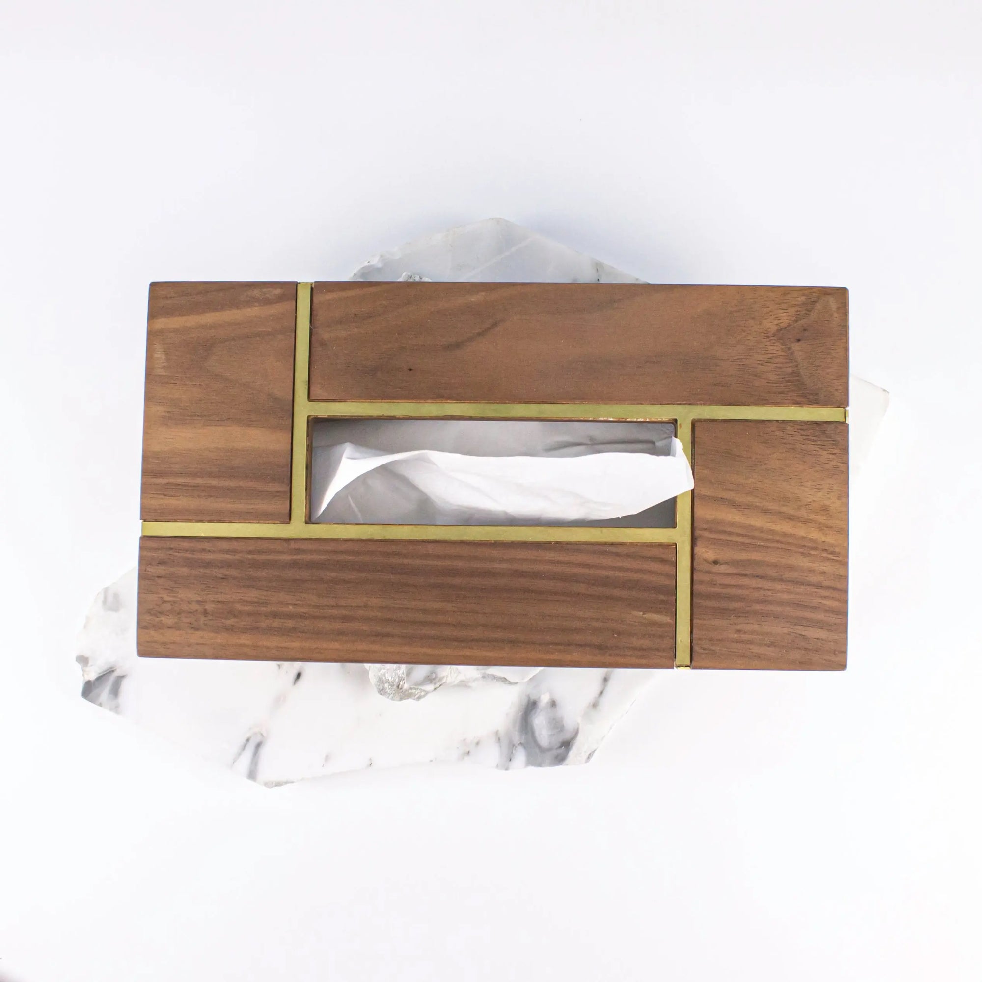 Diyar Tissue Box Natural Finish - Pieces SA