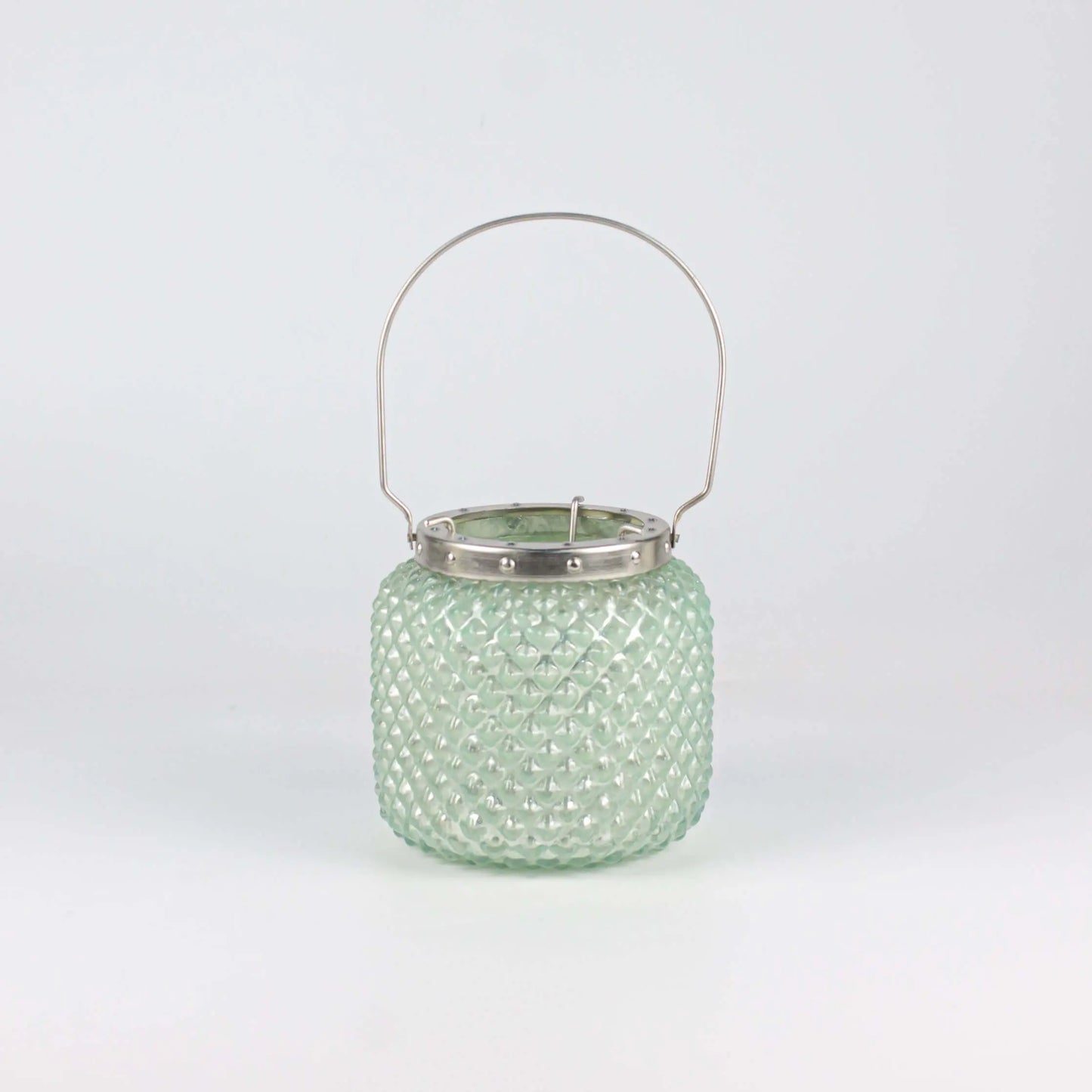 Hobnail Lanterns Small Aqua Blue - Pieces SA