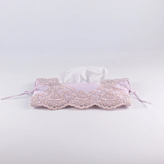 Soft Tissue Cover Lavender with Lavender Lace - Pieces SA