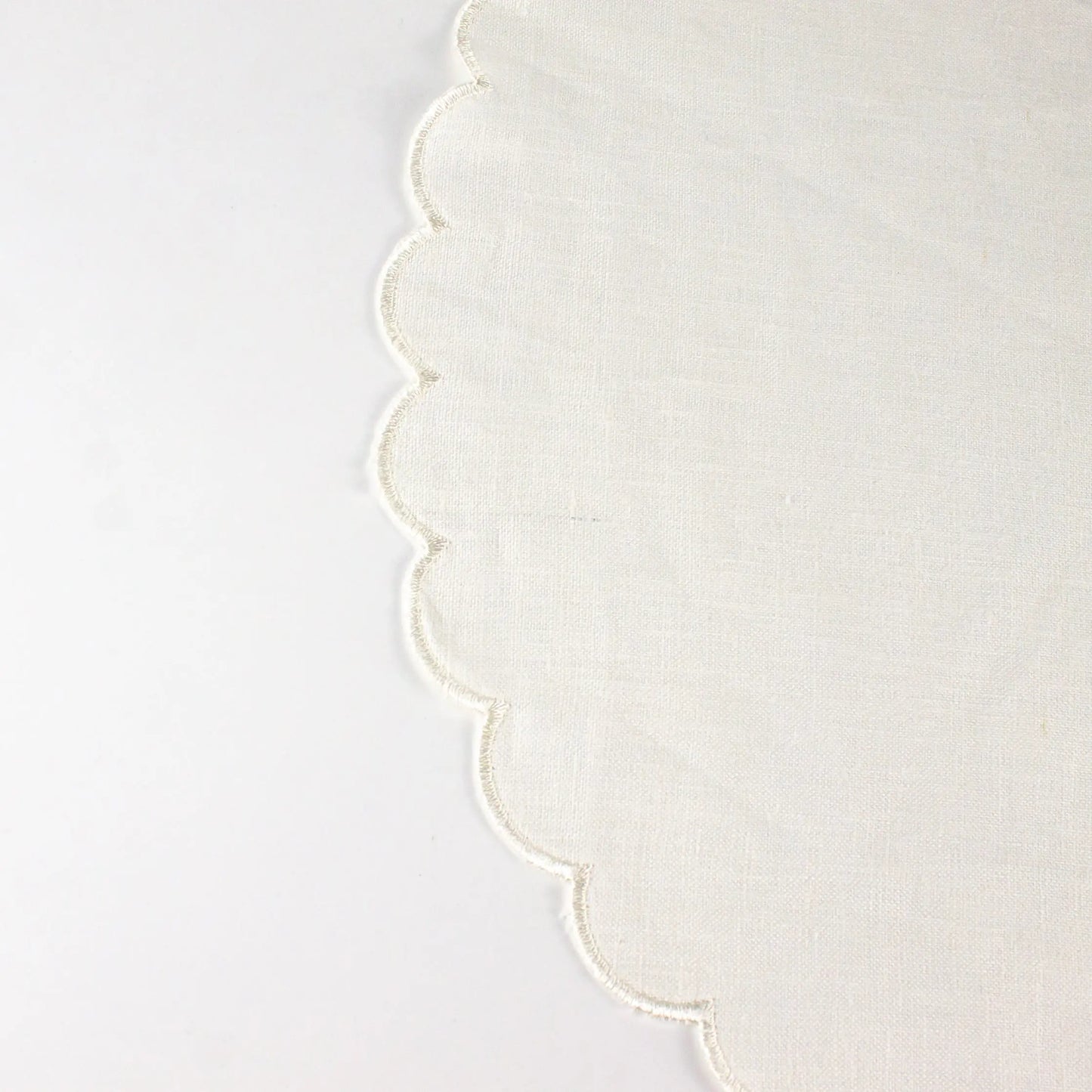 Linen Tray Cloth Round Small - Pieces SA