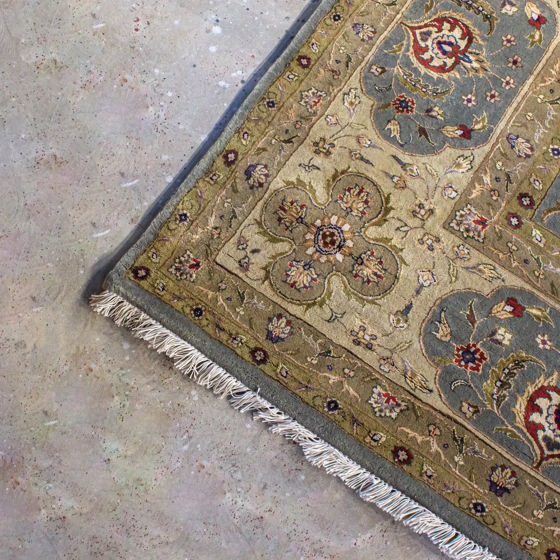 Carpet Bc2772 Light Green Beige 267X370 Lucky Exports