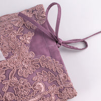 Load image into Gallery viewer, Soft Tissue Cover Dark Purple with Dark Purple Lace
