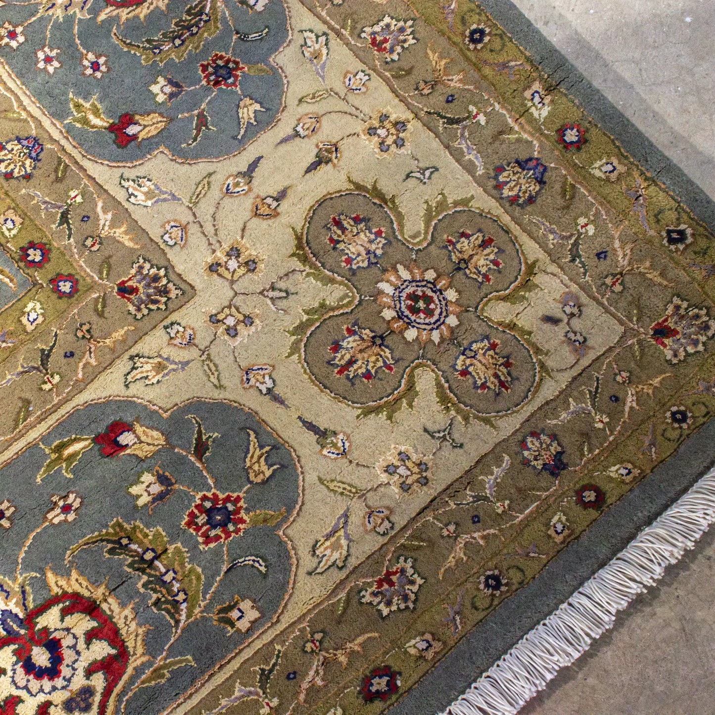 Carpet Bc2772 Light Green Beige 267X370 Lucky Exports