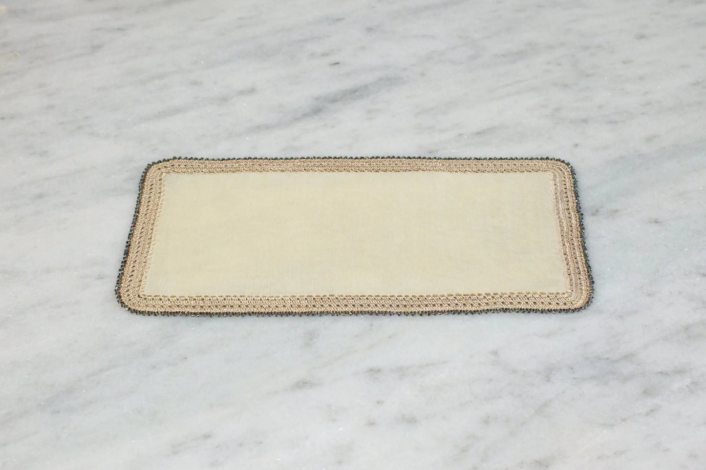 Crochet Tray Cloth Linen Rectangular - Pieces SA