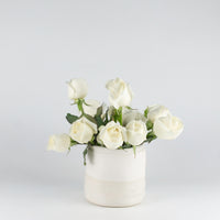 Load image into Gallery viewer, Flowerpot Ceramic White Small
