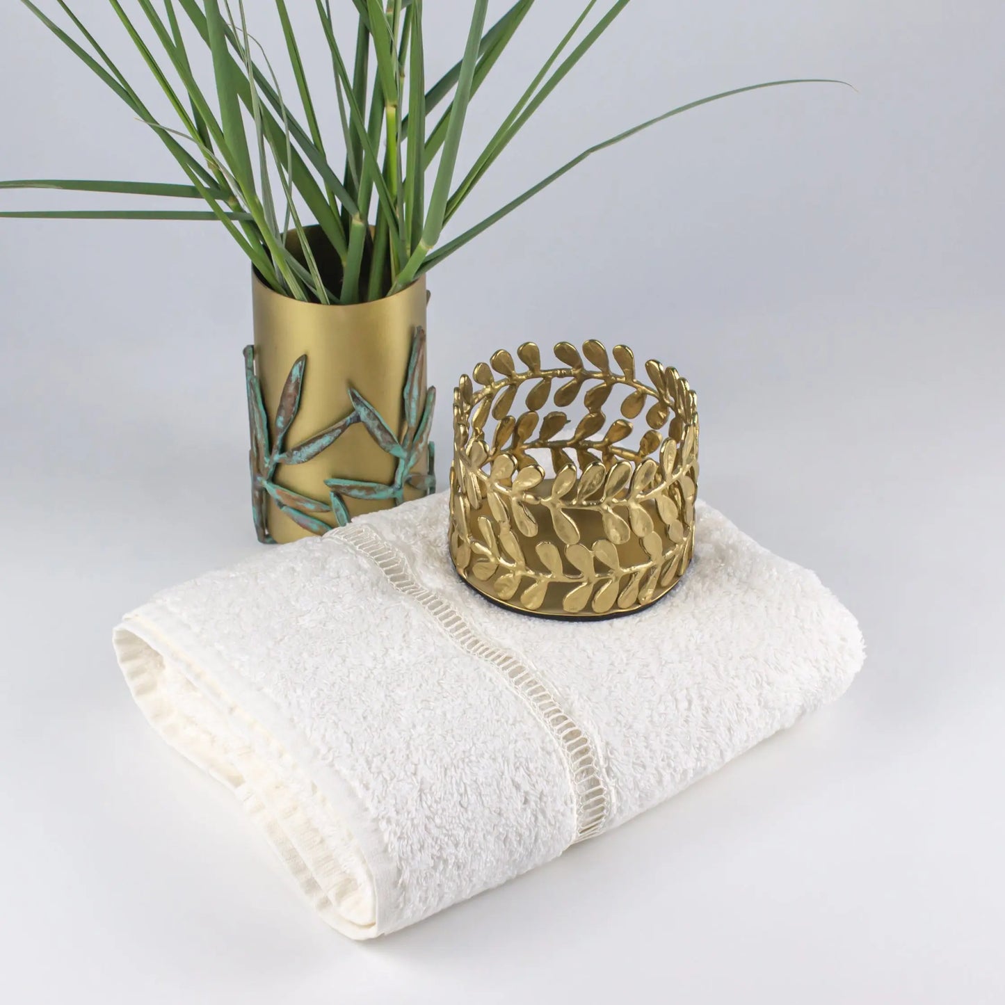 Guest Towel Ecru Colber Lace - Pieces SA