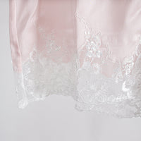 Load image into Gallery viewer, Pyjama Set 100% Silk Pink Ecru
