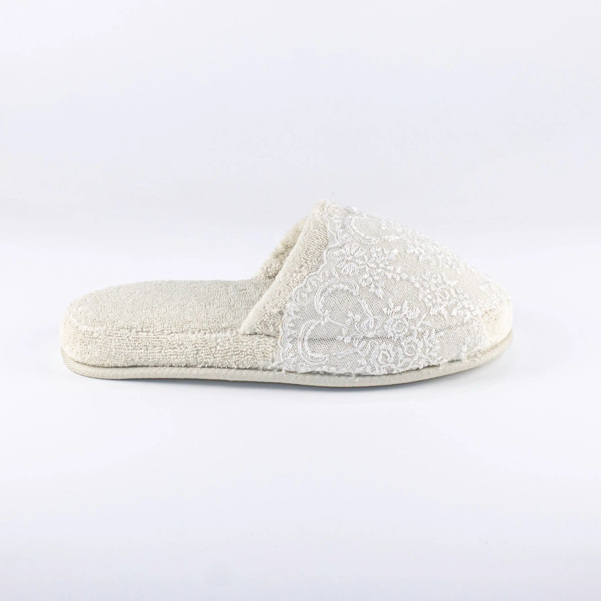 Slipper Tiara Beige Ecru - Pieces SA