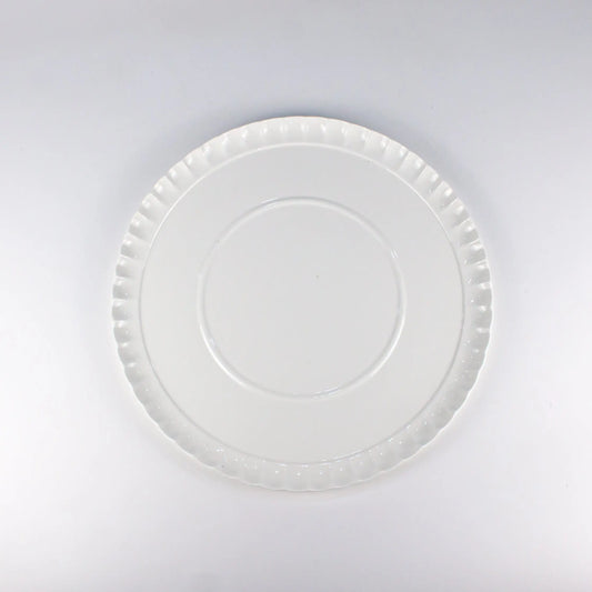 L Ripple Plate In Porcelain - Pieces SA