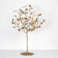 تحميل الصورة في عارض المعرض، شجرة أوراق بايل مزخرفة من النحاس المطفي باللون الذهبي 39 بوصة × 27 بوصة
