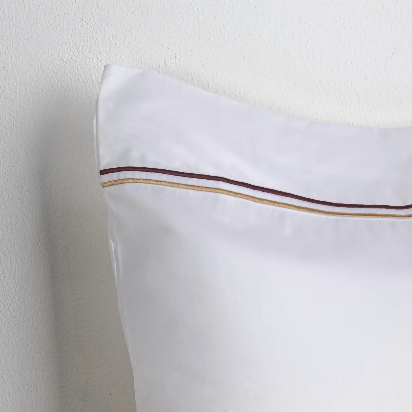 Kassatex Chocolate Twin Lined Pillowcase Set - Pieces SA