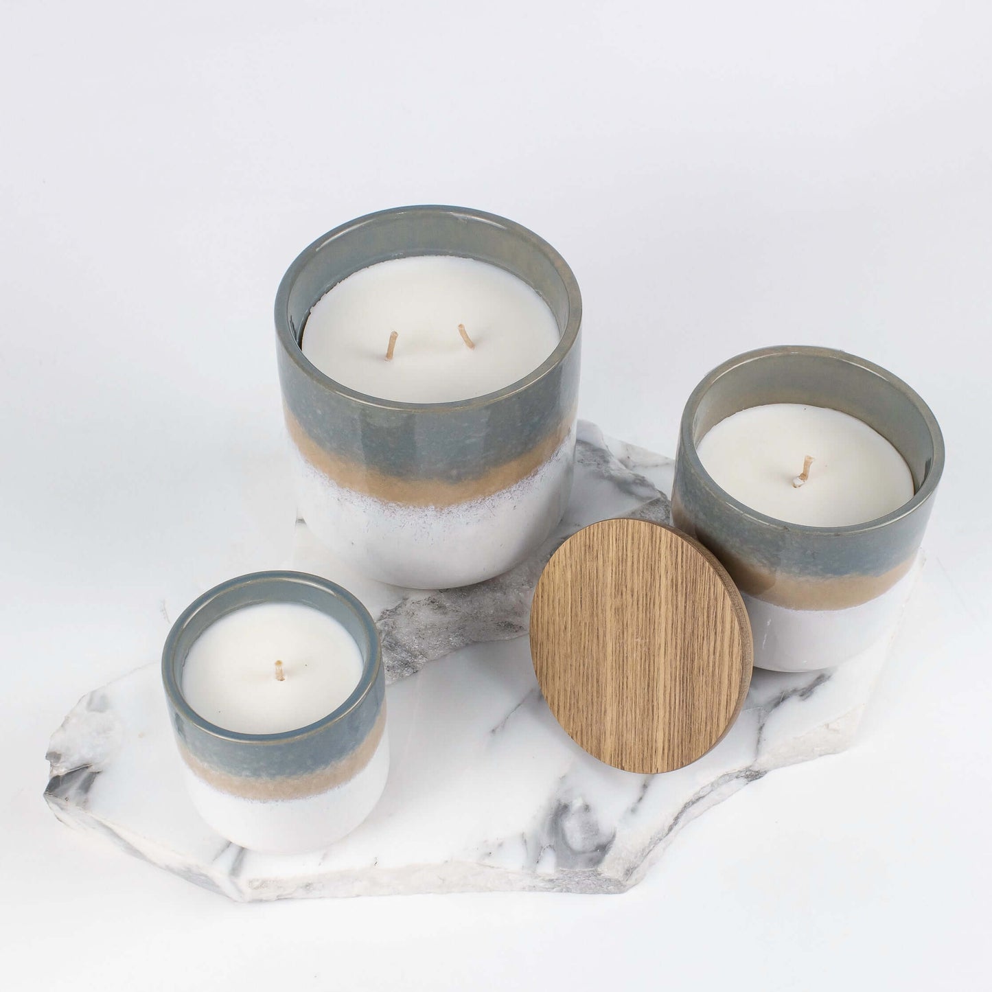 Fragrance Candle Blue Large - Pieces SA