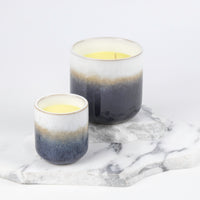 Load image into Gallery viewer, Fragrance Candle Blue Ceramic
