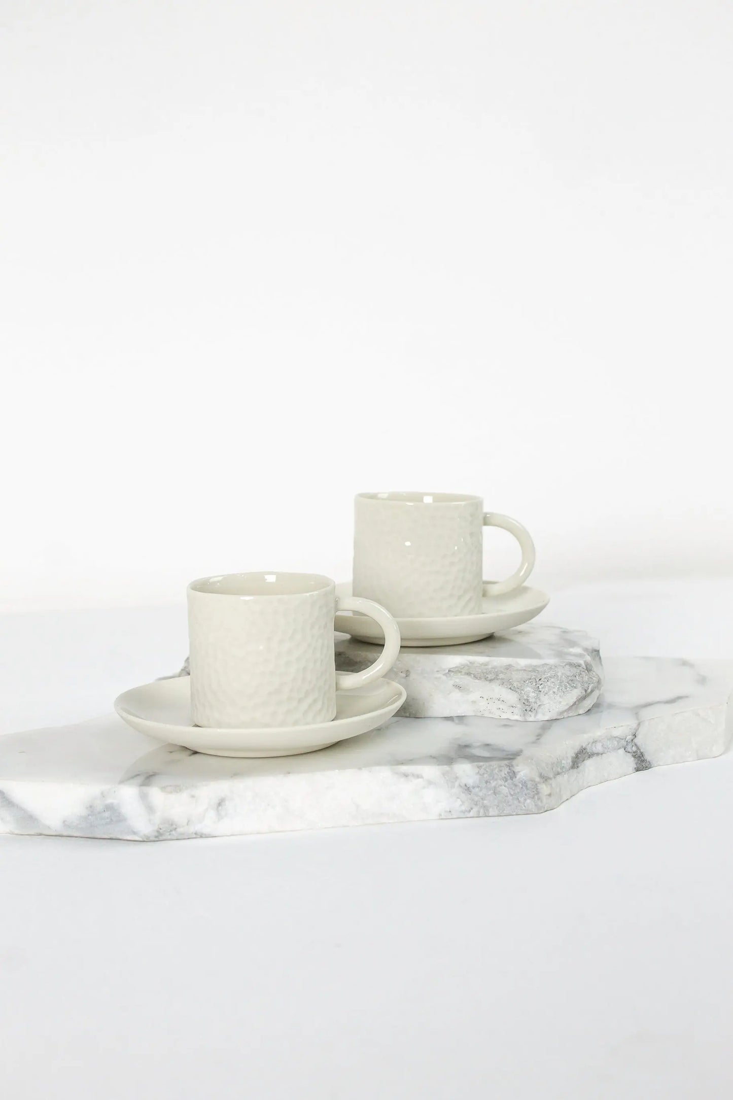 Pure Love Porcelain Coffee Cup Cream - Pieces SA