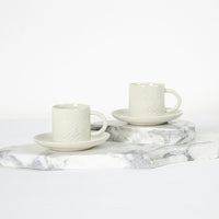 Load image into Gallery viewer, Pure Love Porcelain Coffee Cup Cream
