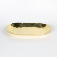 Load image into Gallery viewer, Platter Oval Gold Polished
