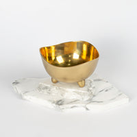Load image into Gallery viewer, Bowl Nut Gold Polished
